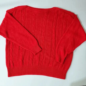 BLVD.EAST RED SWEATER. SIZE L